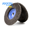 High Density Aluminum Oxide Flap Disc with Blue Center